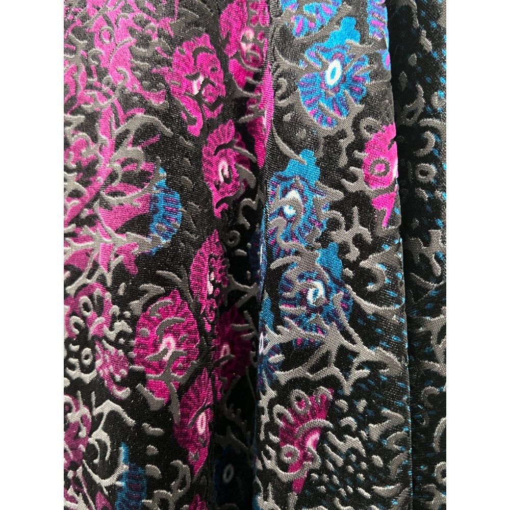 Chico's Beautiful Printed Peacock Colors Duster Size 3 (XL) EUC - Picture 2 of 6